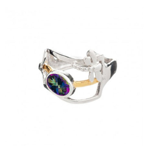 Small Dragonfly Ring in various gemstones